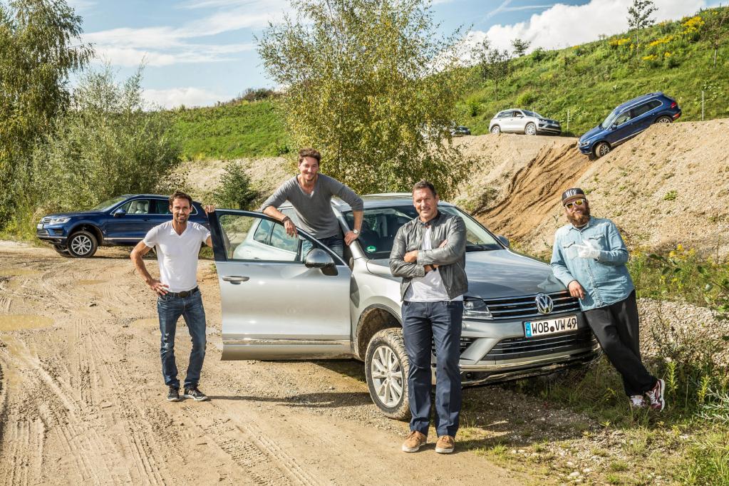 VW-Spaß: Promis als Testfahrer