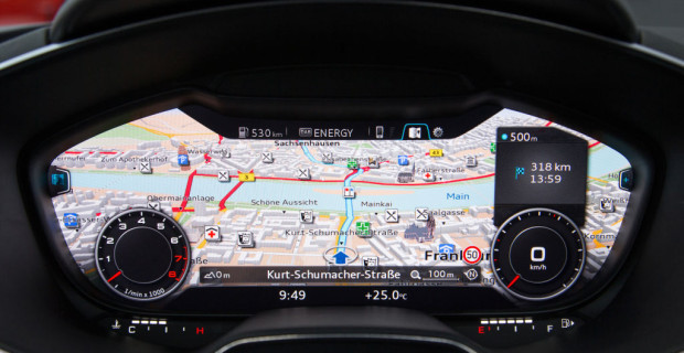 Virtuelles Cockpit im Audi TT.