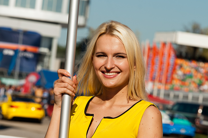 Die Grid-Girls vom Hockenheimring
