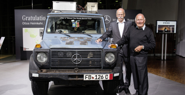 Mit der Mercedes-G-Klasse ins Guinness Buch