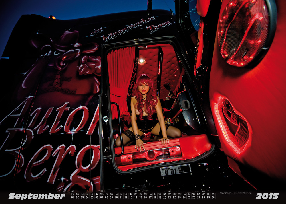 Erotischer LKW-Kalender 2015 (Scania)