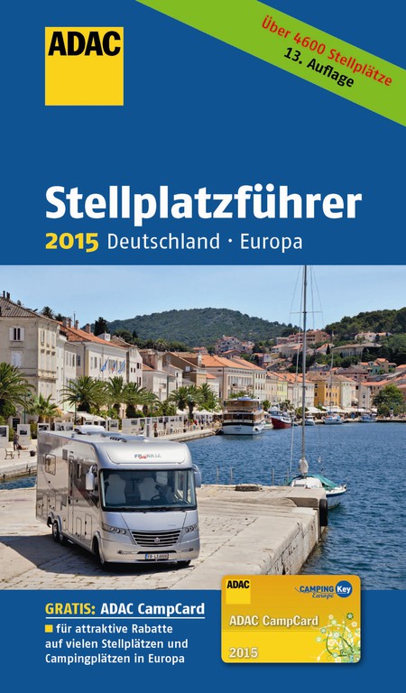 Der Stellplatzführer 2015 ist da