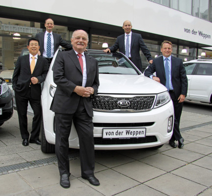 Kia erstmals im Stuttgarter Zentrum