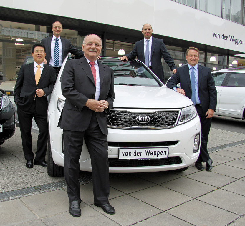 Kia erstmals im Stuttgarter Zentrum
