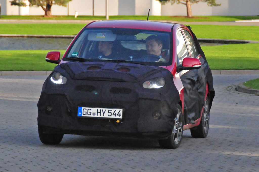 Erwischt: Erlkönig Kia Picanto Facelift