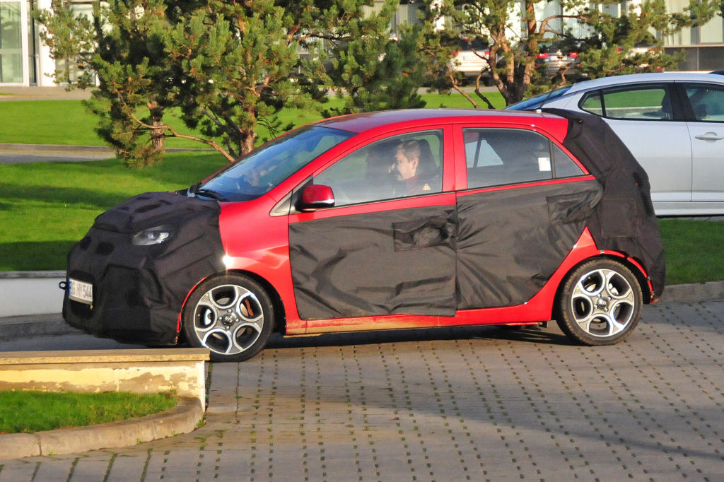 Erwischt: Erlkönig Kia Picanto Facelift