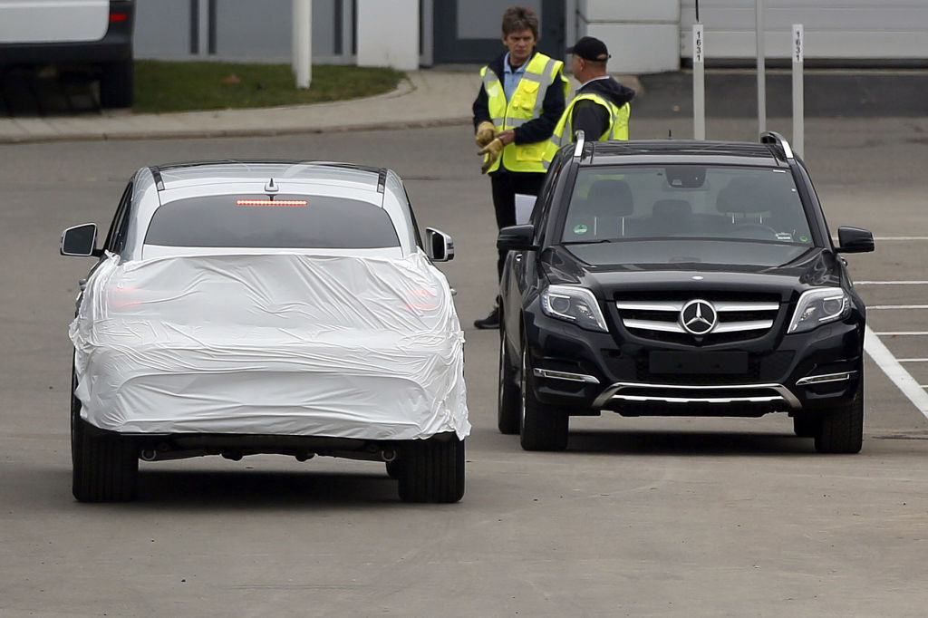 Erwischt: Erlkönig Mercedes-Benz GLE Coupé