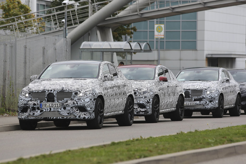 Erwischt: Erlkönig Mercedes-Benz GLE Coupé