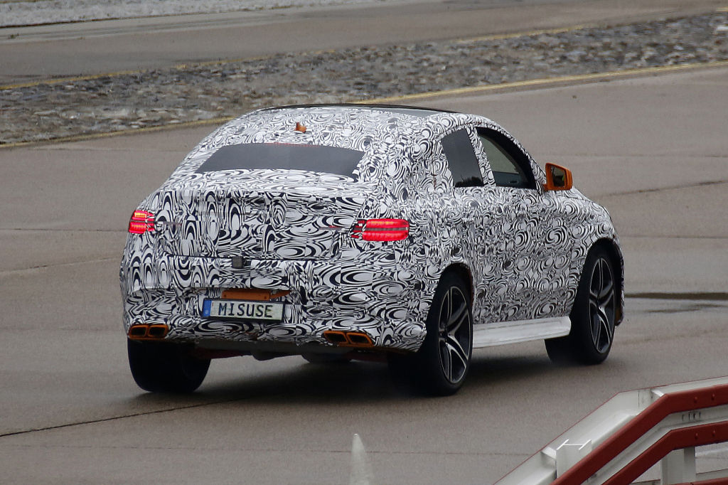 Erwischt: Erlkönig Mercedes-Benz GLE Coupé