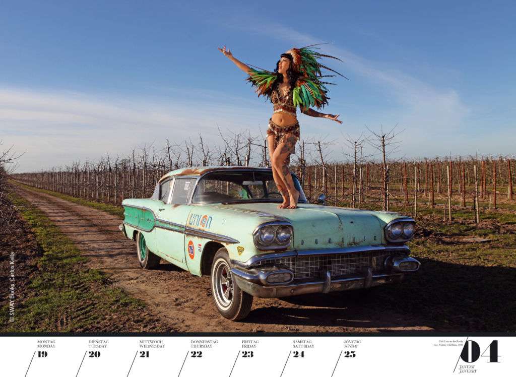 auto.de-Weihnachtsgewinnspiel: Girls & Legendary US-Cars Wochenkalender 2015