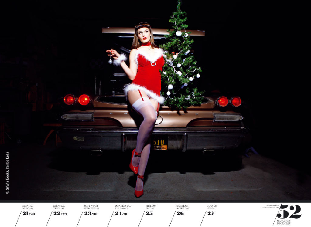 auto.de-Weihnachtsgewinnspiel: Girls & Legendary US-Cars Wochenkalender 2015
