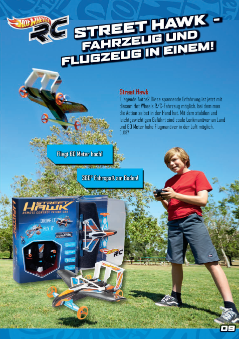 auto.de-Weihnachtsgewinnspiel: Hot Wheels Street Hawk