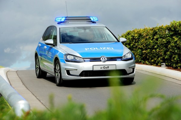 Volkswagen E-Golf für Helgoländer Polizei