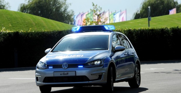 Volkswagen E-Golf für Helgoländer Polizei