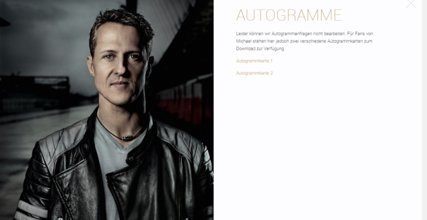 Michael Schumacher Offizielle Website