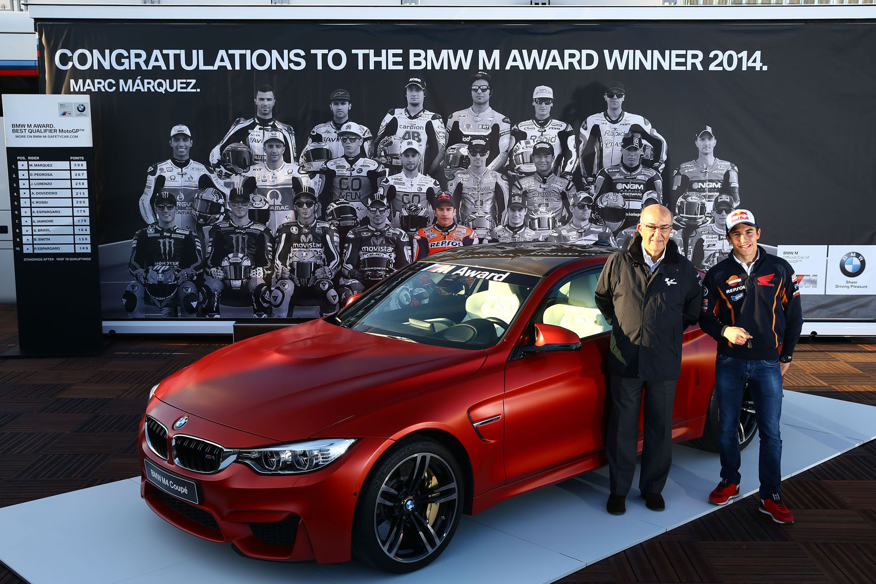 BMW schenkt Motorrad-Weltmeister einen M4