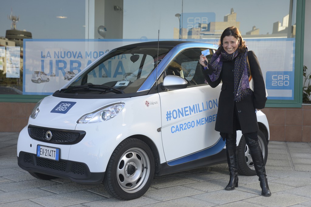 Car2go hat eine Million Nutzer