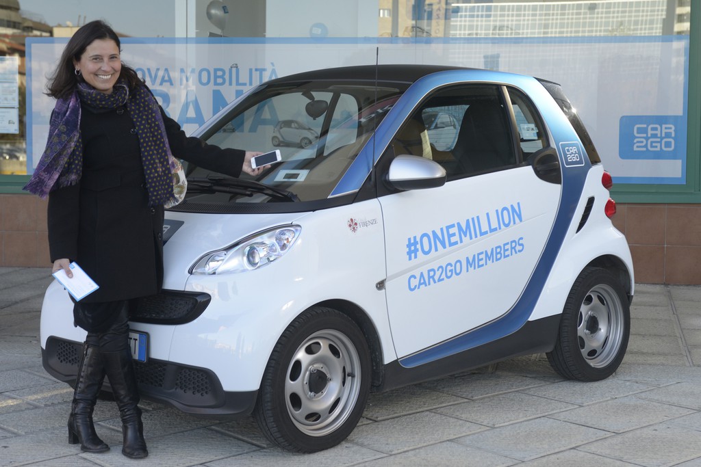 Car2go hat eine Million Nutzer