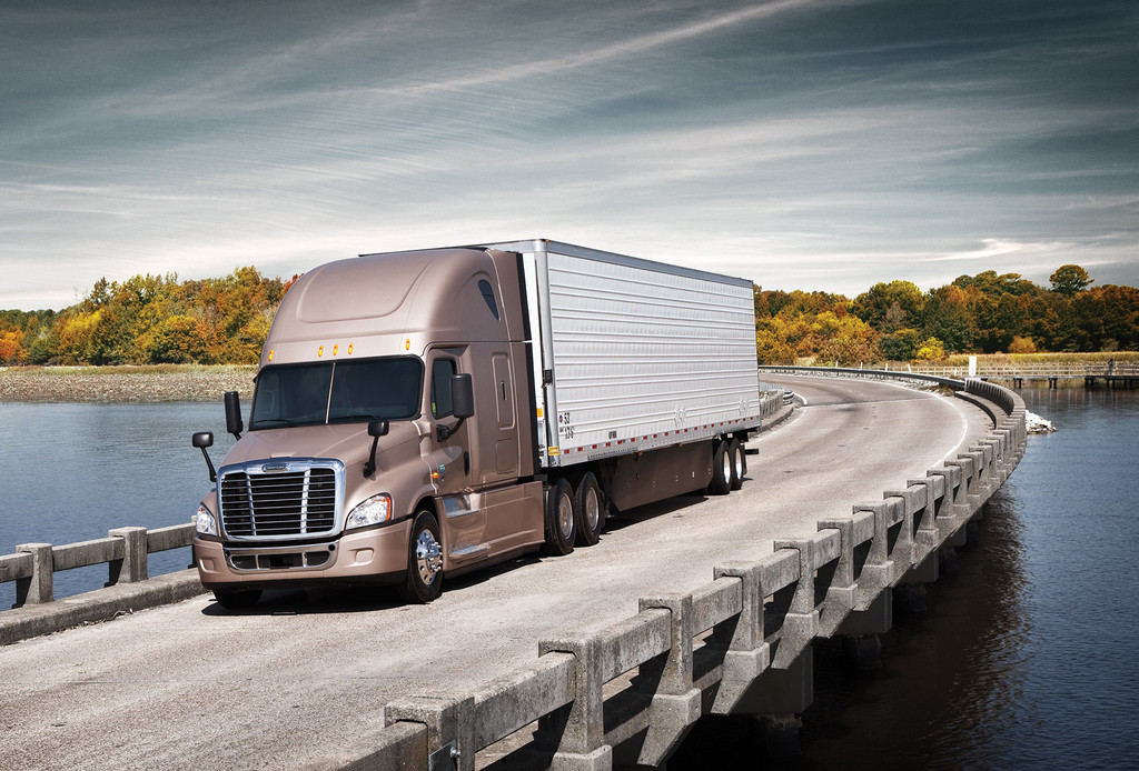 Freightliner Cascadia Evolution.