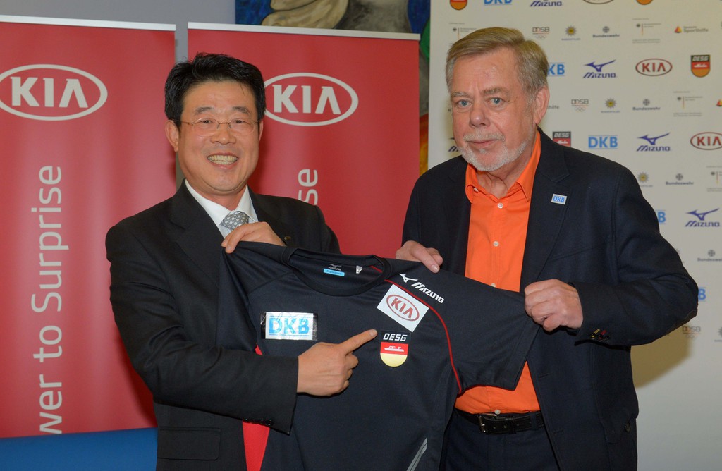 Kia ist Autopartner der Eisschnellläufer