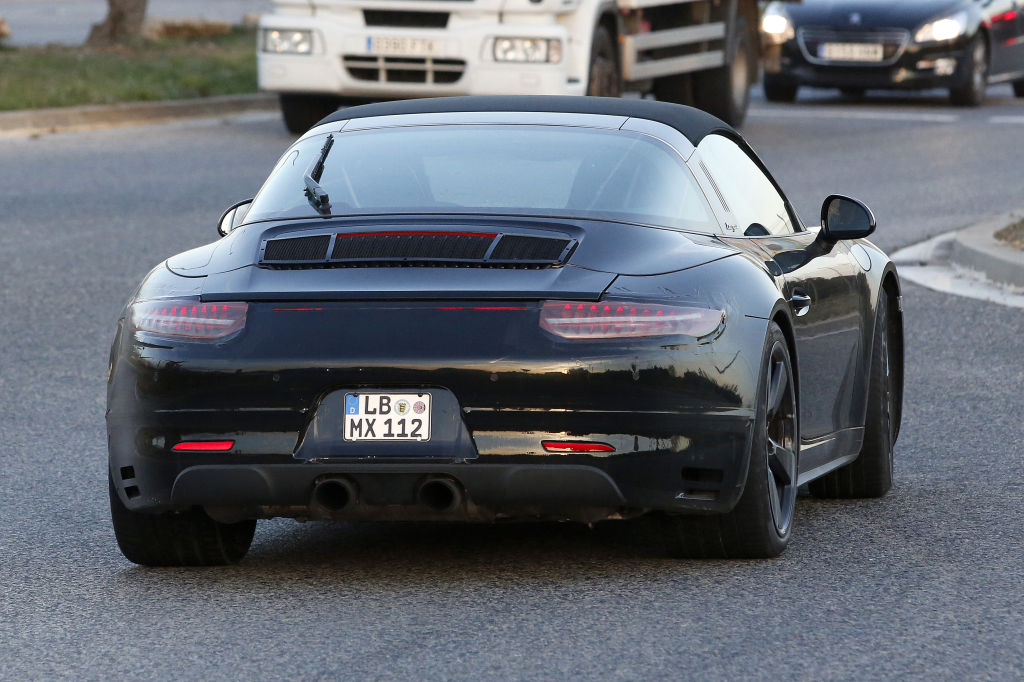 Erwischt: Erlkönig Porscher 911 Targa Facelift