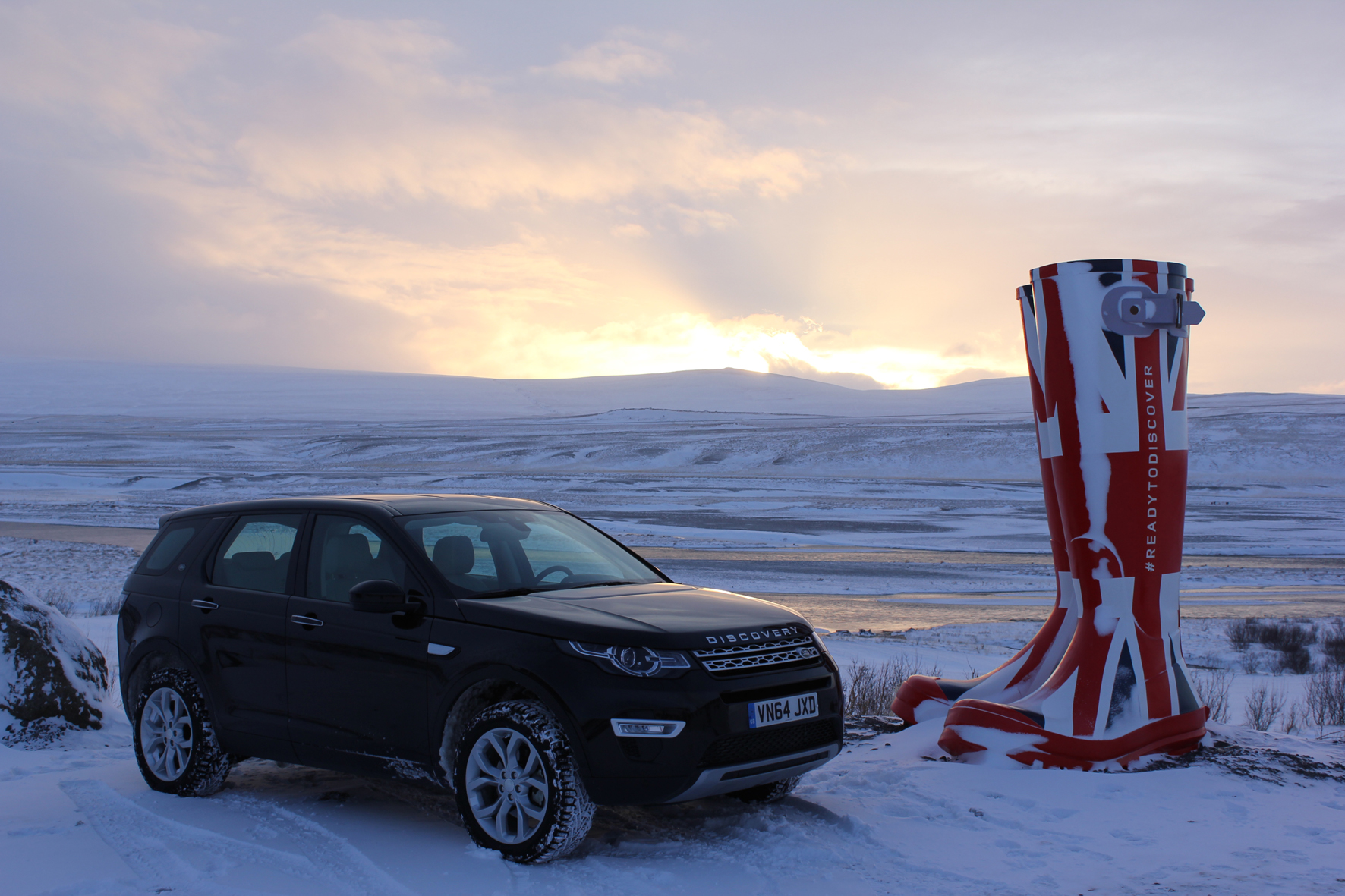 Reykjavik/Island - Der Land Rover Discovery Sport