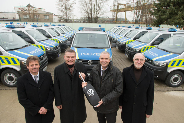 32 VW T5 für die Polizei