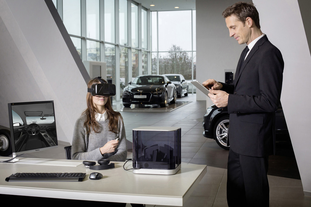 Audi geht neue Wege: Brille auf im Autohaus