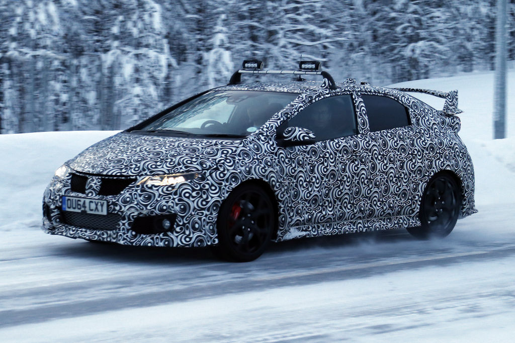 Erwischt: Erlkönig Honda Civic Type R - Neue Bilder!