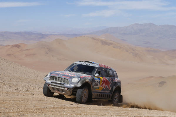 Dakar 2015: Al-Attiyah und Barreda bleiben in Führung