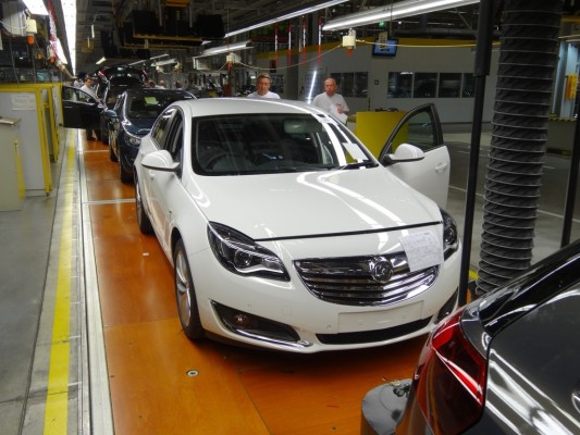 Opel-Produktion in Rüsselsheim.