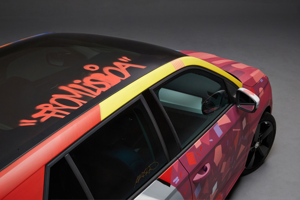 Skoda Fabia nach Street Art