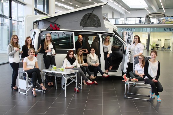 Hymer-Auszubildende entwickeln „Lady Camper“