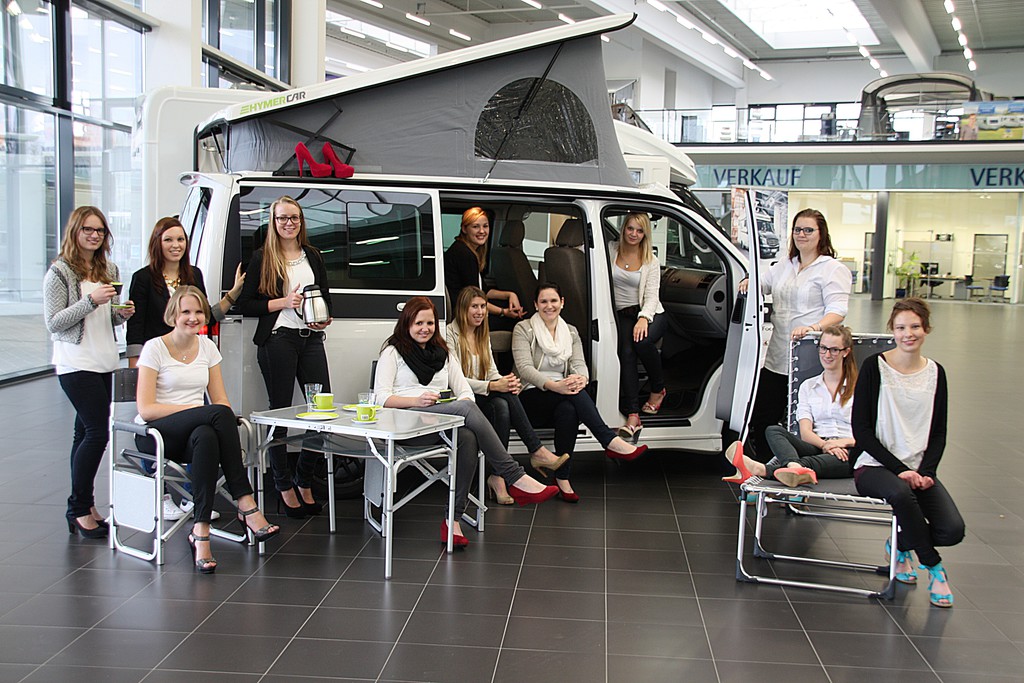 Hymer-Auszubildende entwickeln „Lady Camper“