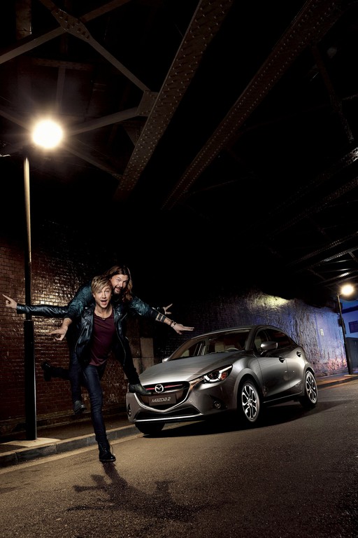 Probefahrt bei Mazda mit Rea Garvey oder Samu Huber