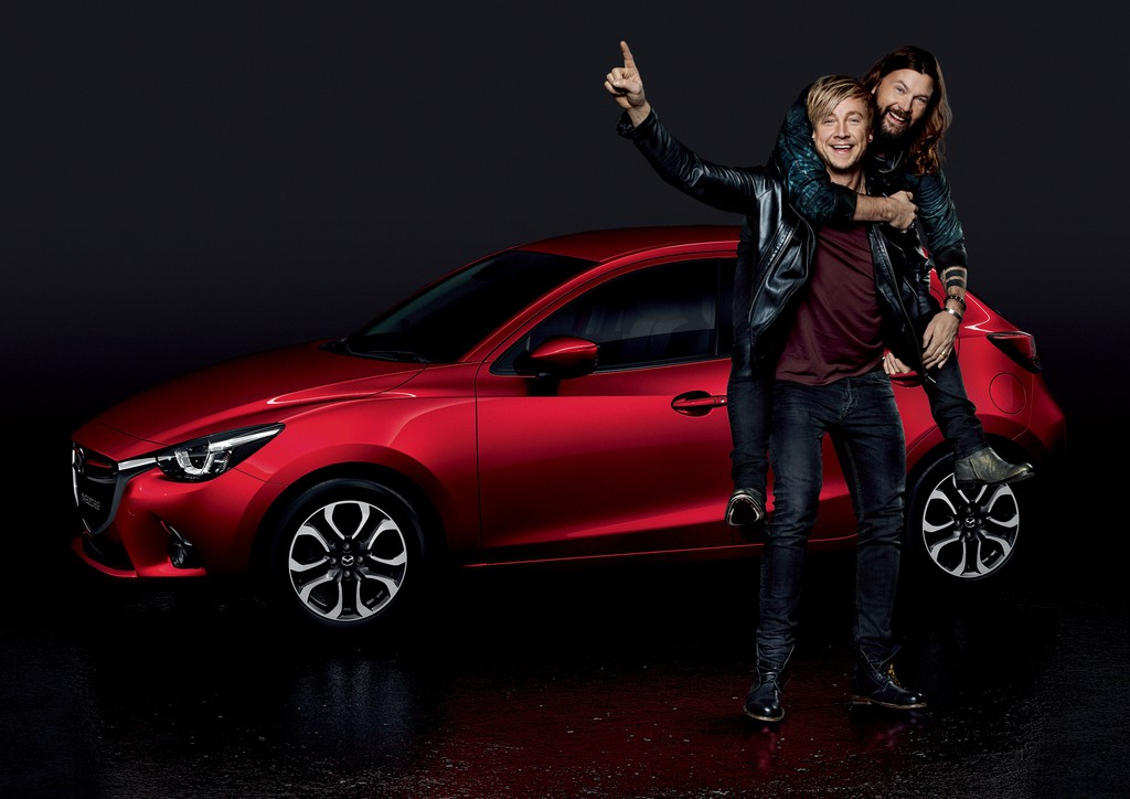 Probefahrt bei Mazda mit Rea Garvey oder Samu Huber