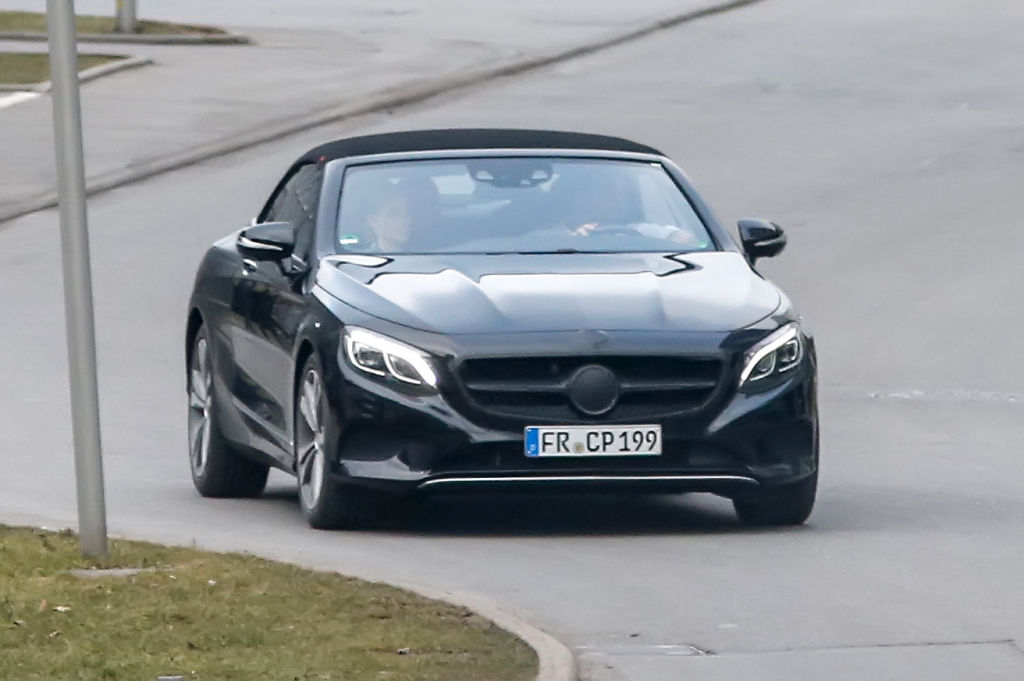 Erwischt: Erlkönig Mercedes S-Klasse Cabrio