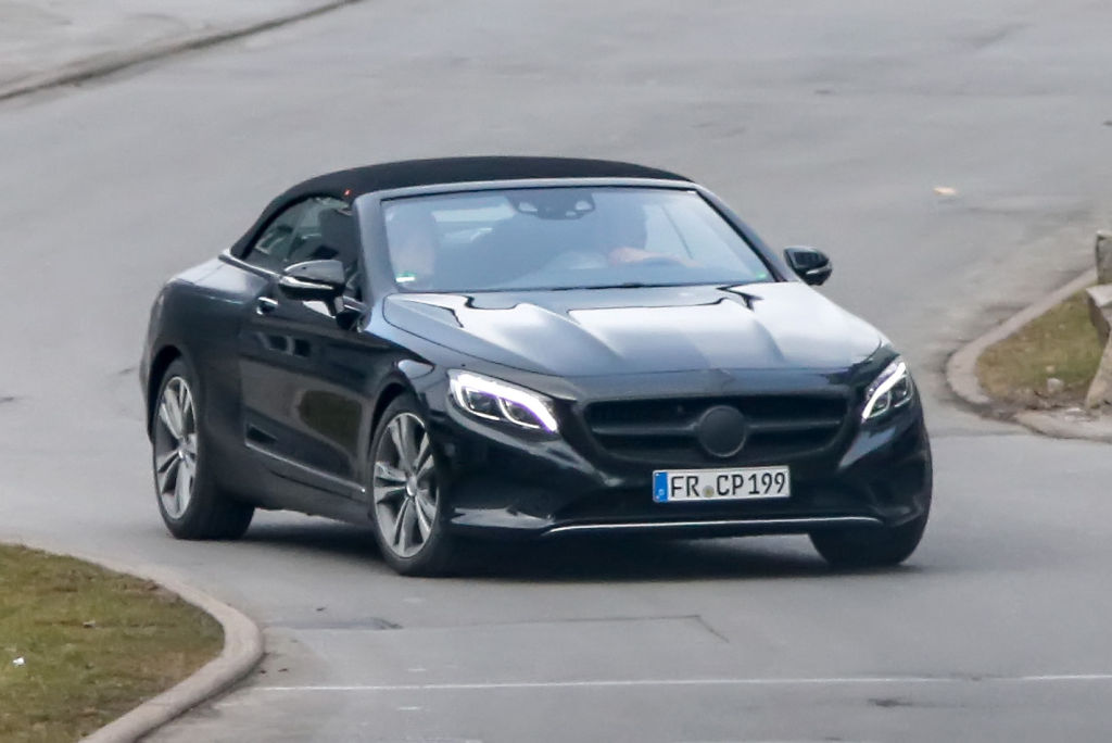Erwischt: Erlkönig Mercedes S-Klasse Cabrio