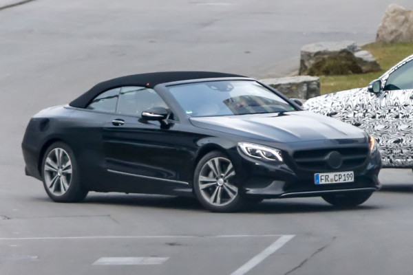 Erwischt: Erlkönig Mercedes S-Klasse Cabrio