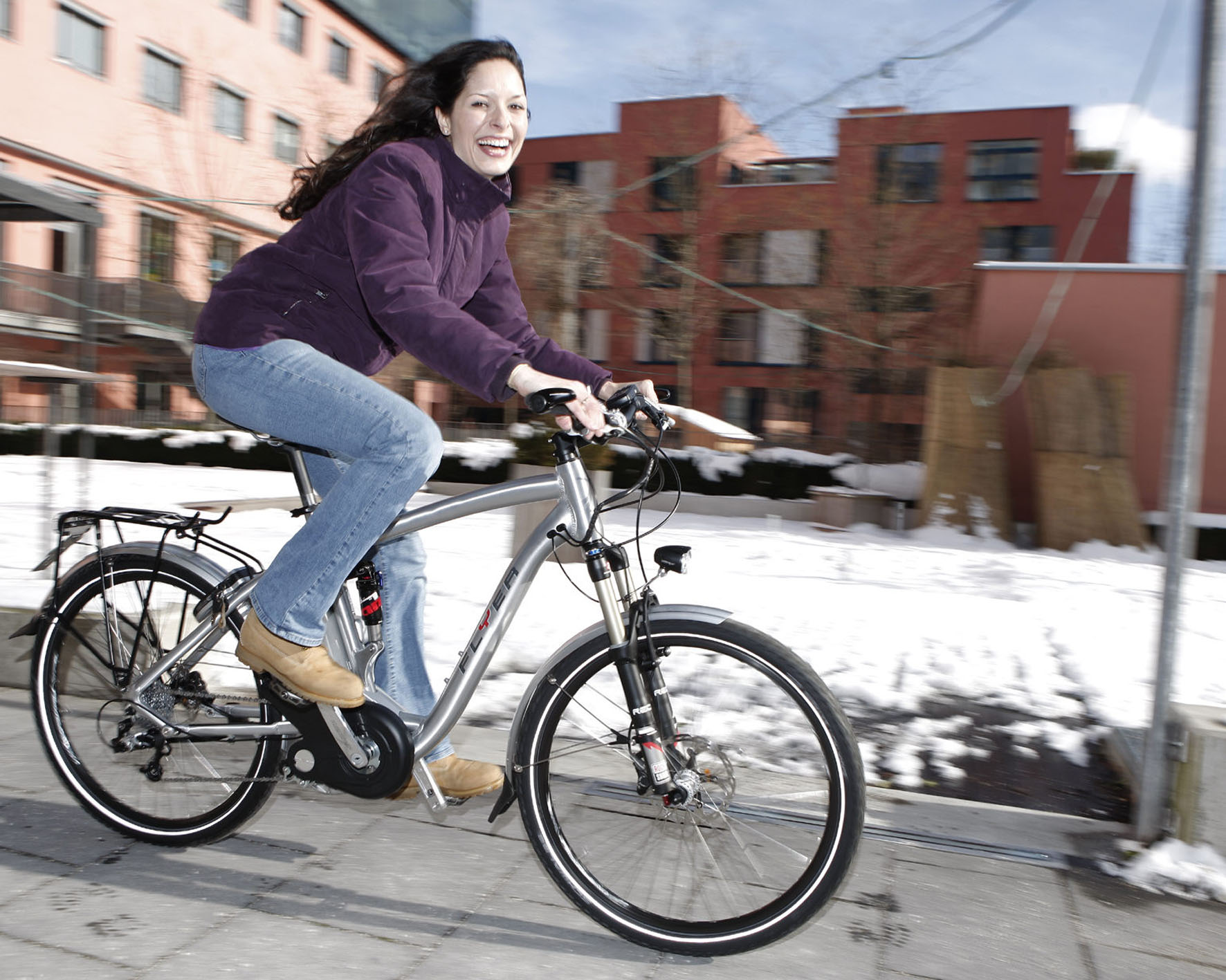 Radfahren im Winter: Die Luft muss raus