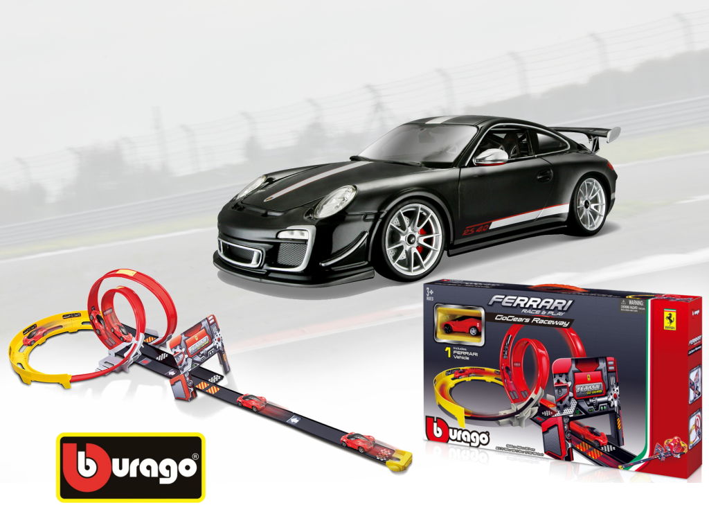 auto.de-Ostergewinnspiel: Ferrari Race & Play GoGears Raceway von Bburago
