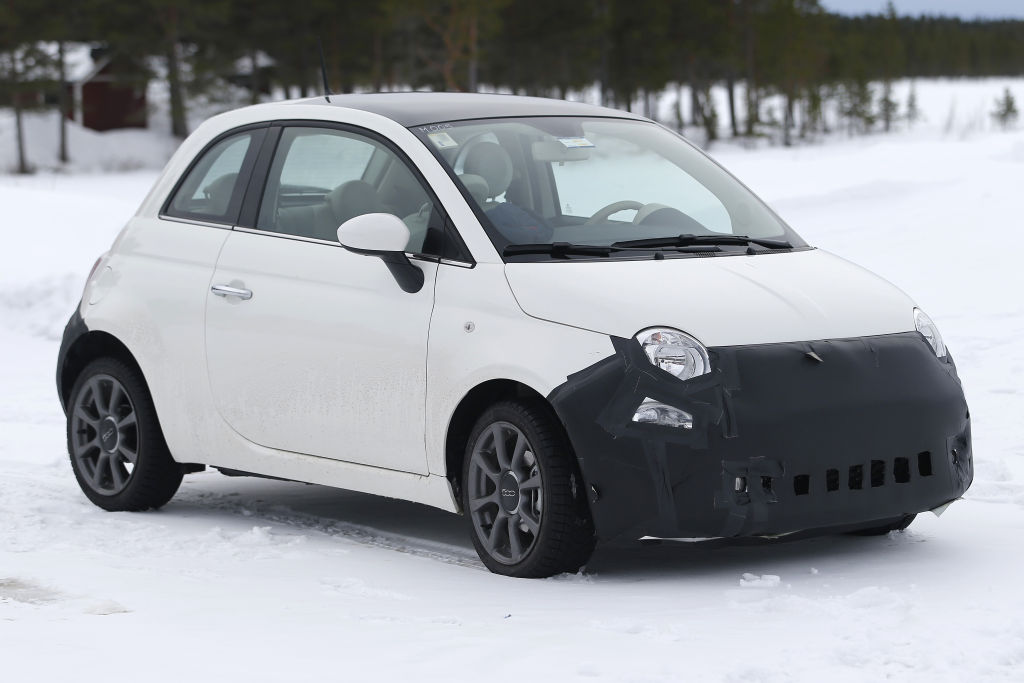 Erwischt: Erlkönig Fiat 500 Facelift