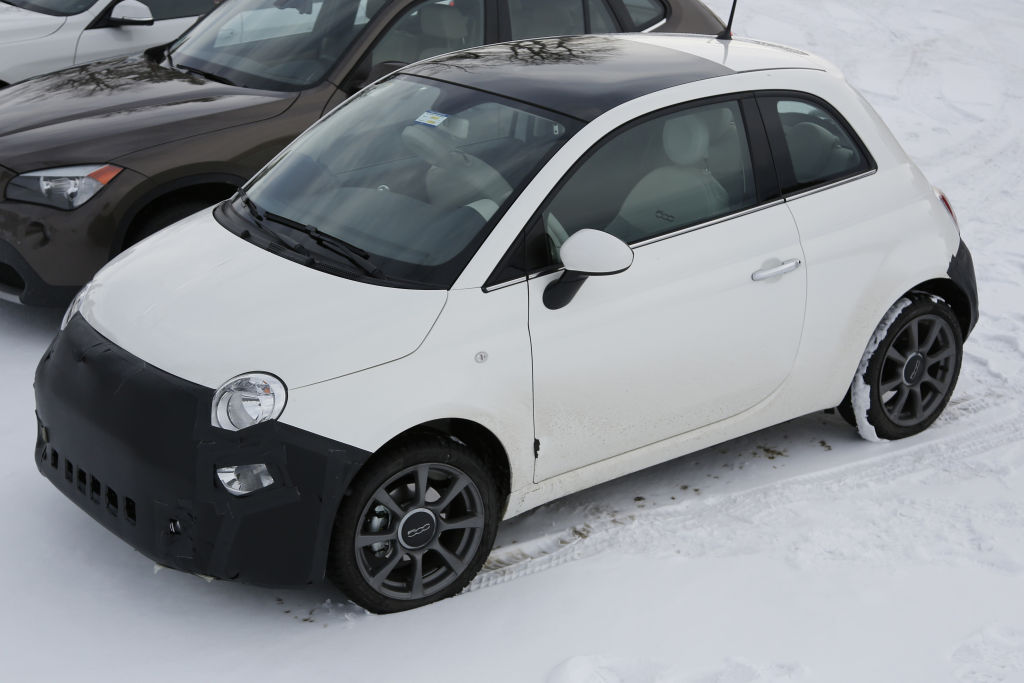 Erwischt: Erlkönig Fiat 500 Facelift