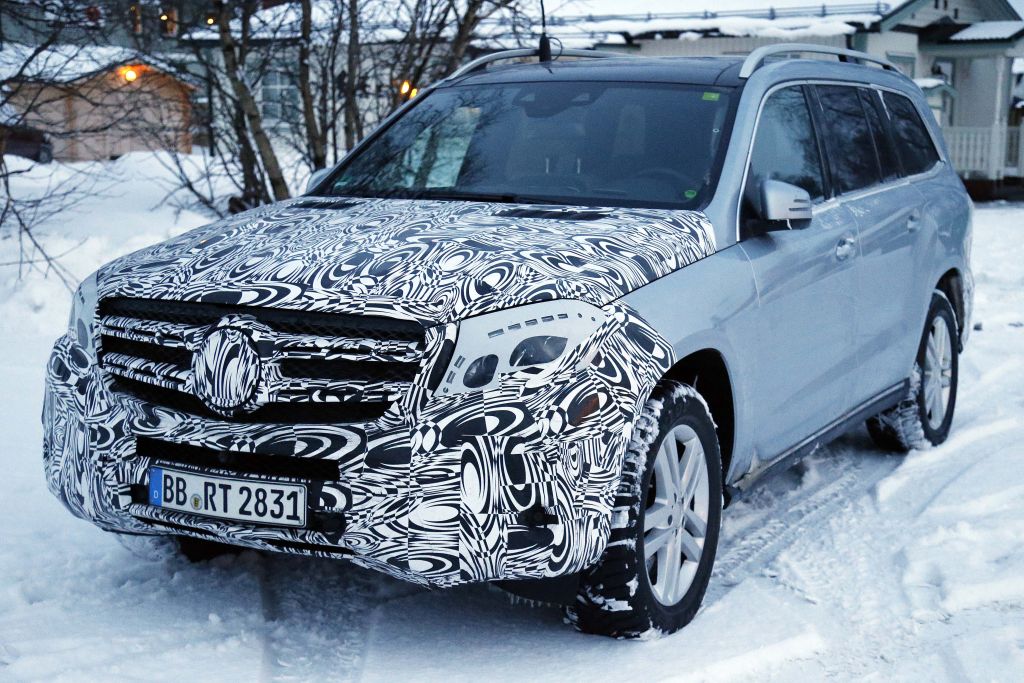 Erwischt: Erlkönig Mercedes-Benz GLS (GL) Facelift