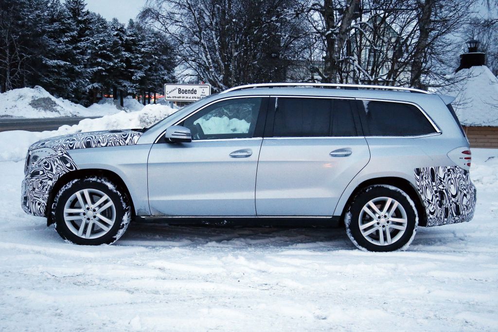 Erwischt: Erlkönig Mercedes-Benz GLS (GL) Facelift