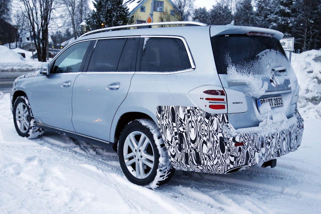 Erwischt: Erlkönig Mercedes-Benz GLS (GL) Facelift