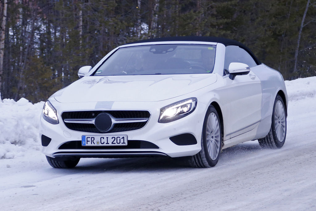 Erwischt: Erlkönig Mercedes S-Klasse Cabrio – neue Bilder!