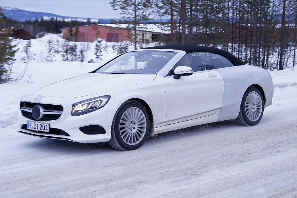 Erwischt: Erlkönig Mercedes S-Klasse Cabrio – neue Bilder!