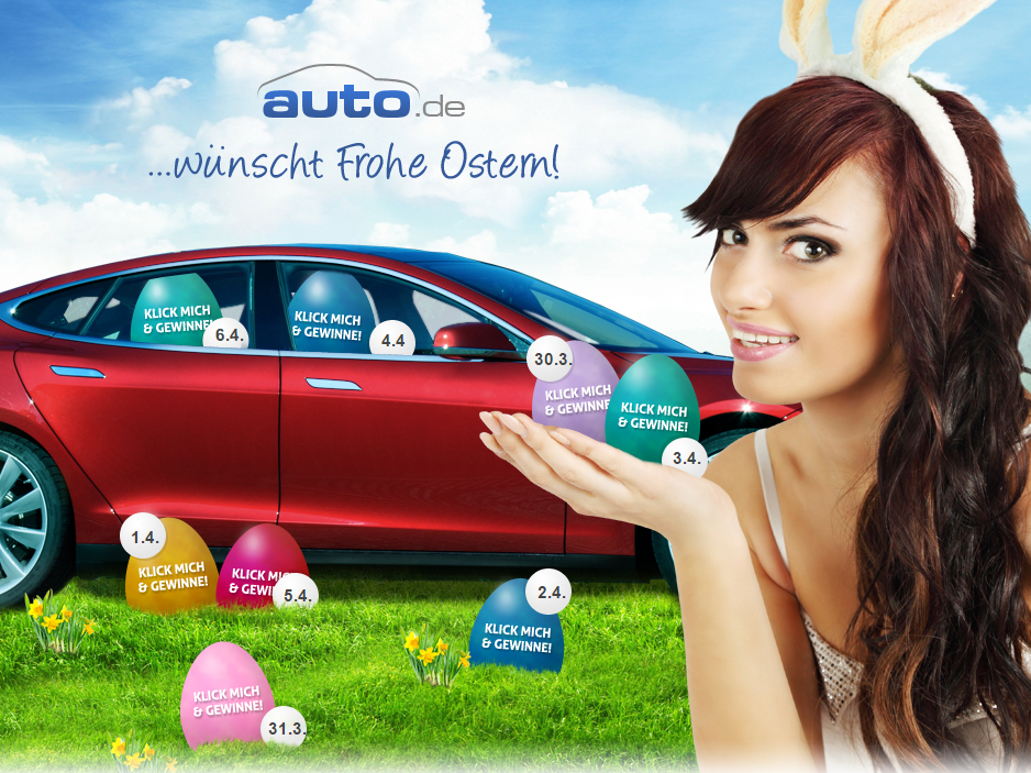 auto.de-Osterkalender startet mit tollen Preisen