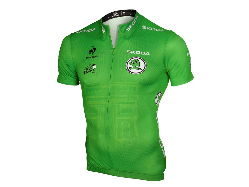 Skoda ist offizieller Partner des Grünen Trikots für den jeweils besten Sprinter der Tour de France und der Spanien-Rundfahrt (La Vuelta).